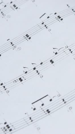 classical music sheet