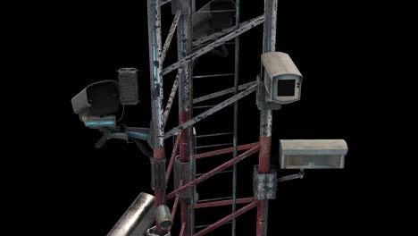 spionage toren - rotatie lus - details