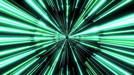 green neon speed tunnel