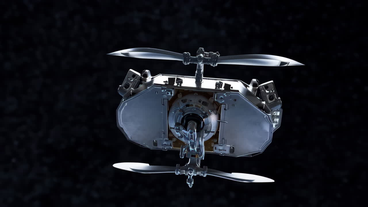 Steampunk Drone in Space