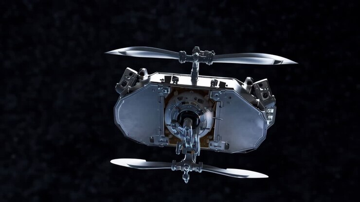 Drone steampunk nello spazio
