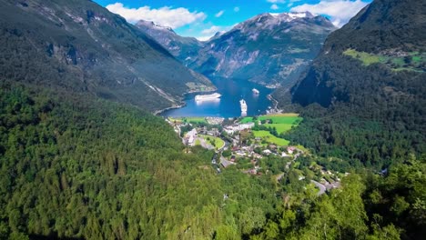 geiranger fjord, norway.