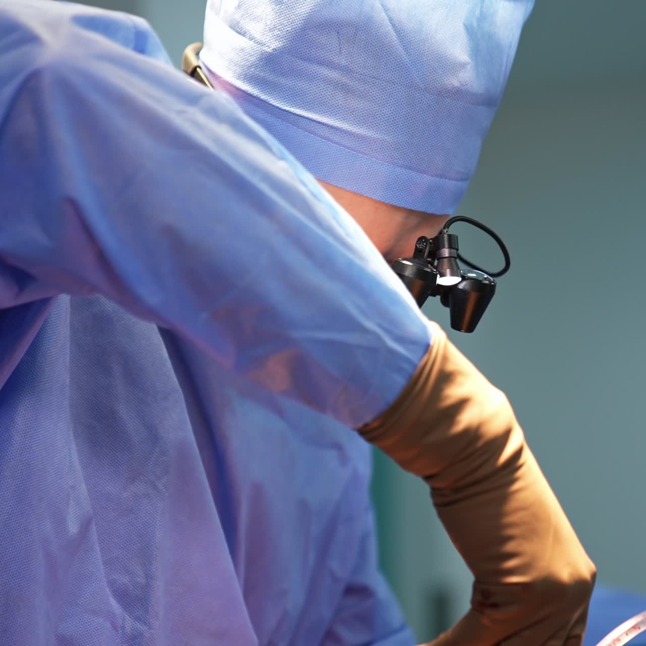 Hospital professional operating specialist. Neurosurgery doctor working in emergency modern clinic