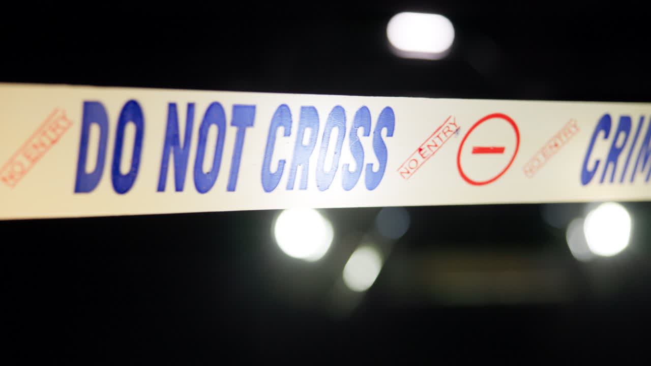 cinta de la escena del crimen