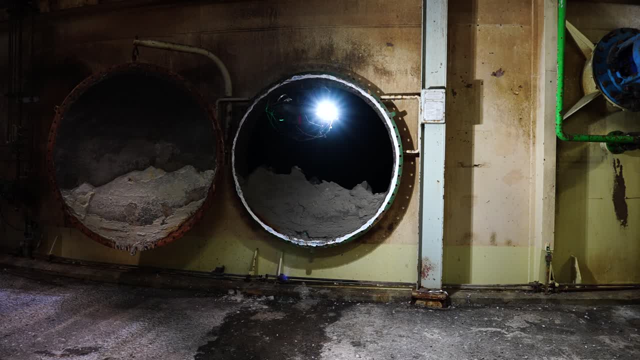 inspección del tanque de la caldera de una central eléctrica de carbón, avión no tripulado industrial tolerante a colisiones