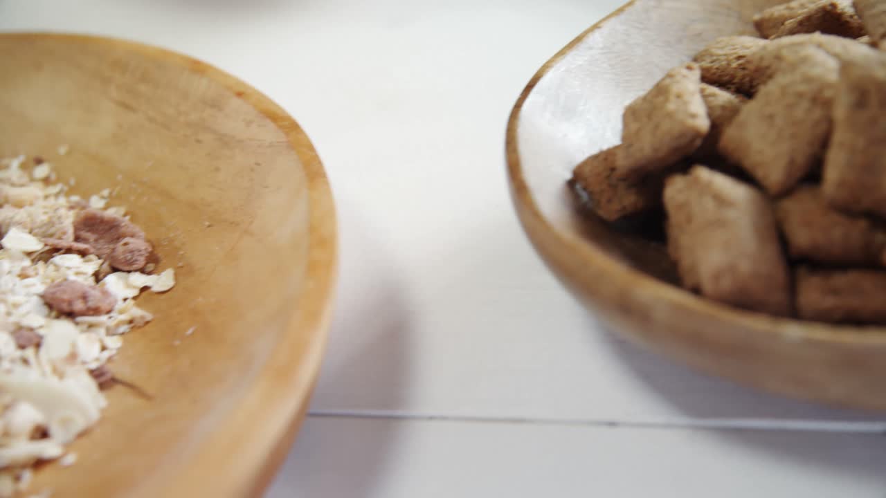 cuencos de varios desayunos 4k