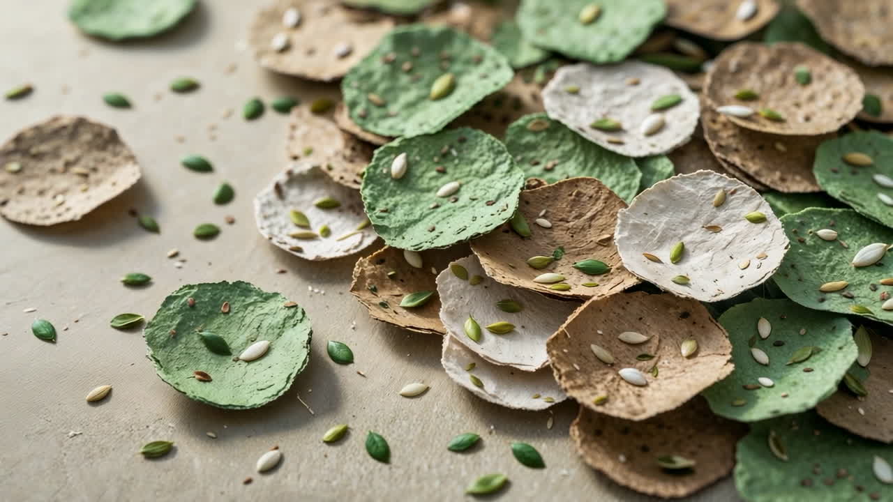 Artisanal Seeded Crackers with Herbs