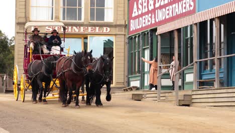 carriage ride through historic ballarat street