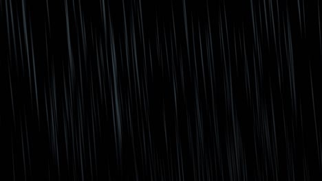 Animation-Von-Starkem-Regen,-Der-Vor-Schwarzem-Hintergrund-Fällt
