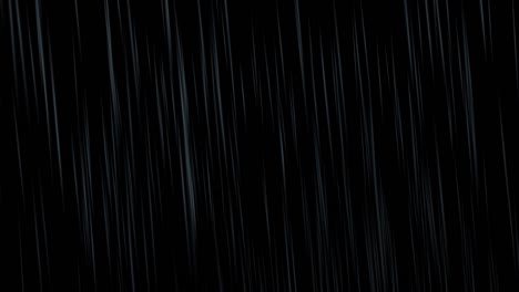 animation of heavy rain falling against black background