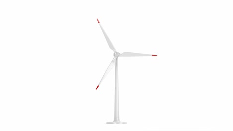 spinning wind turbine
