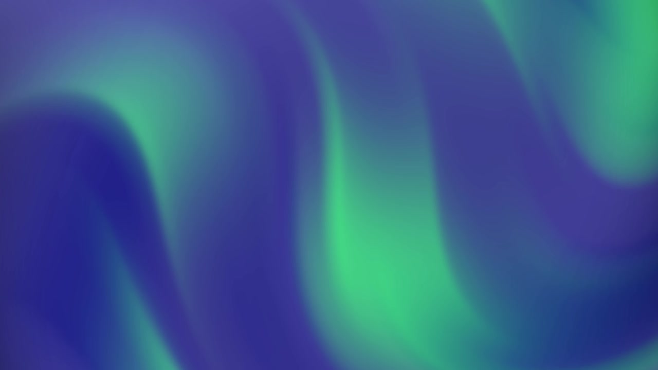 Dynamic Abstract Background with Smooth Blue and Green Gradients