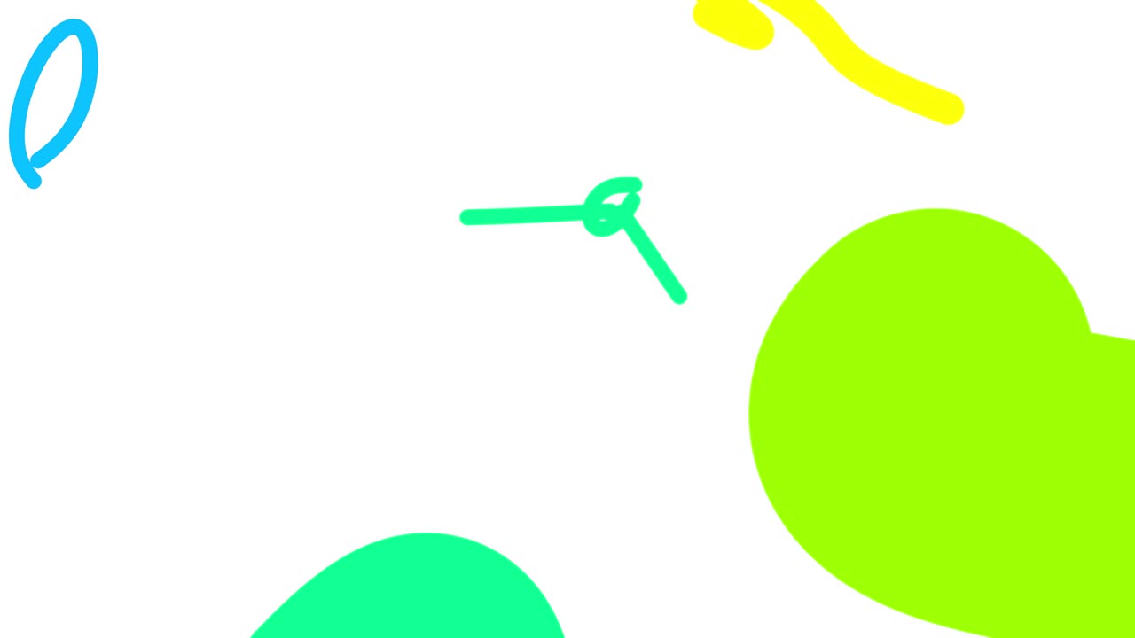 애니메이션 그래픽 모양 패턴, 무작위 3d 도들, 혼란스러운 선 모션