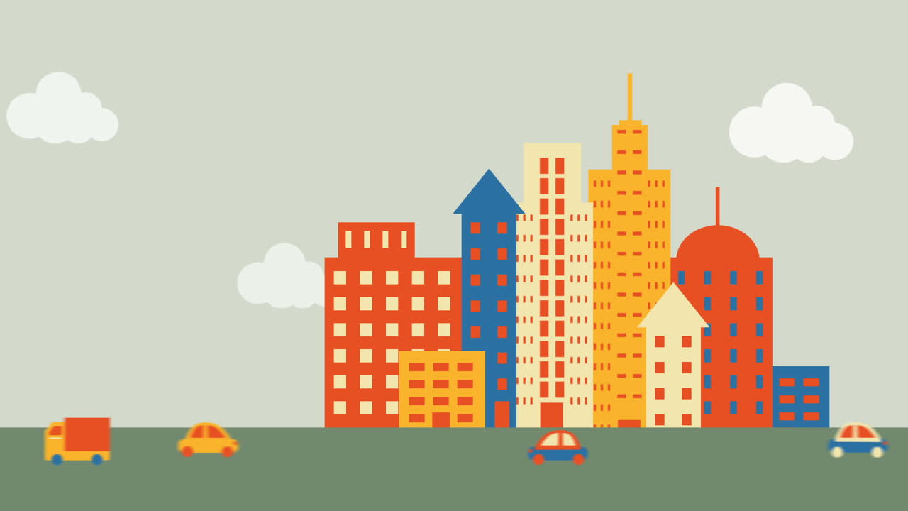 veicolo che si muove nella strada della città