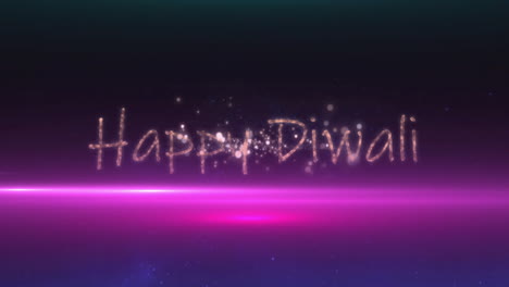 Happy-Diwali-Textanimation-Mit-Feuerwerk-über-Violettem-Und-Blauem-Farbverlauf-Hintergrund