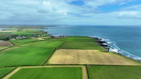 ireland epic locations drone view of co
