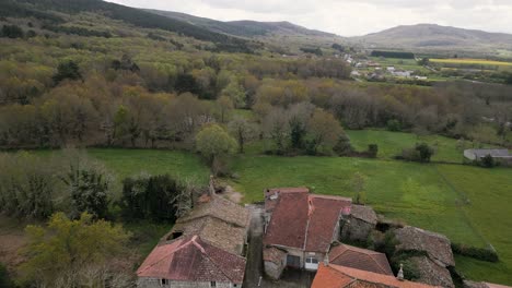 Santa-Maria-de-Codosedo,-Rural-Vista,-Sarreaus-Spain