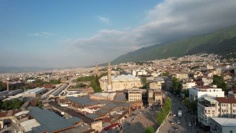 la gran mezquita aérea de bursa