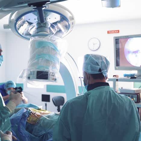surgery team in the operating room