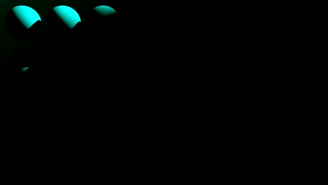 abstract background with volumetric lights and spheres
