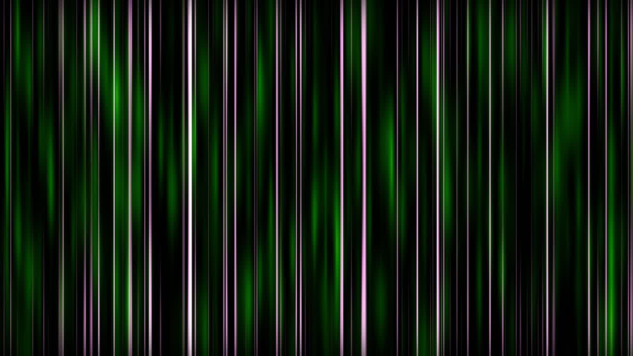 neón brillante líneas brillantes vibrantes iluminación fondo animado bucle dinámico patrón abstracto gráficos de movimiento 3d brillo títulos de introducción de color verde rosa oscuro