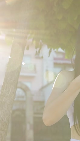 A Beautiful Girl Holding a Fitness Mat against the Background of Sunlight Sports Girl on Fitness a Beautiful Girl Holding a Fitness Mat against the Background of Sunlight Sports Girl on Fitness Training Healthy Lifestyle