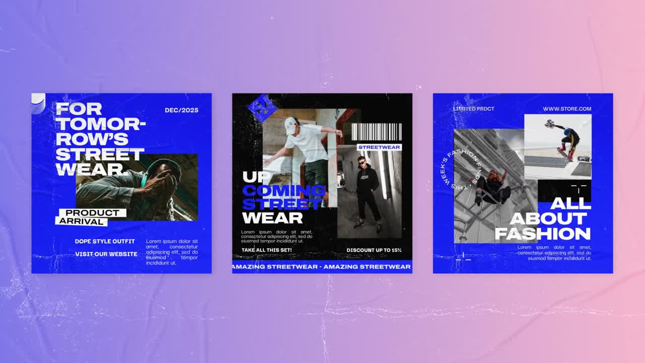 Collezione di moda per la strada