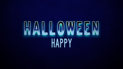 Feliz-Halloween-Con-Nube-Azul-En-El-Espacio-Oscuro