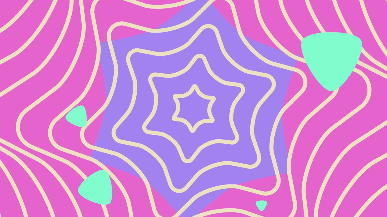 Filled Triangles Colorful Background