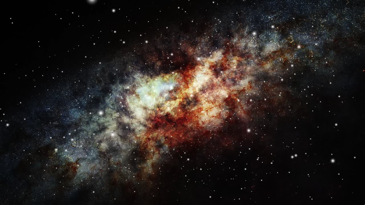 una galaxia que gira alrededor del universo con