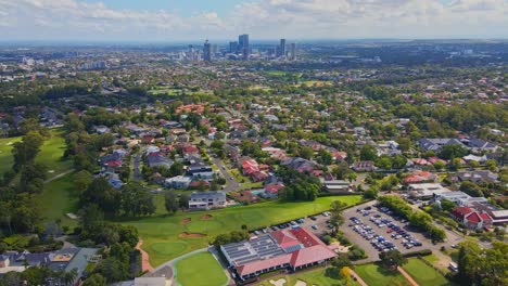 drone shot of city in horizon. sydney, australia-3