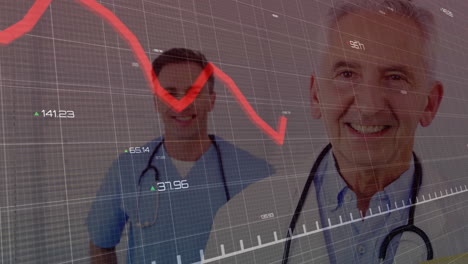 Animación-Del-Procesamiento-De-Datos-Sobre-Diversos-Médicos