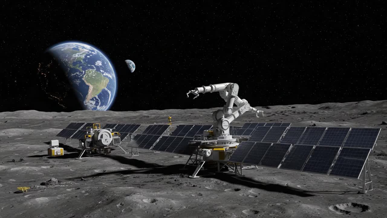 Exploration on the Lunar Surface: A Detailed View of Advanced Robotics and Solar Technology Supporting Human Endeavors Beyond Earth