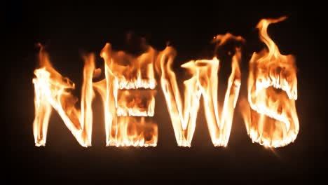 news written in fire