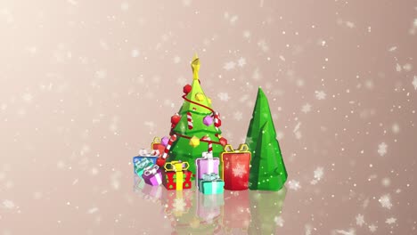 concepto abstracto de navidad 4k de fondo