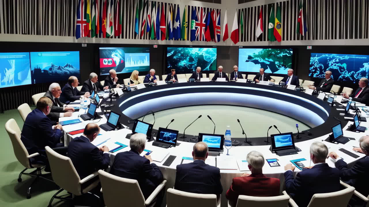 비즈니스 회의 또는 컨퍼런스