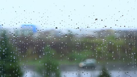 Gotas-De-Lluvia-Sobre-Vidrio-4k-Uhd