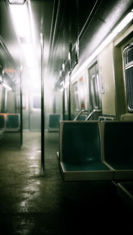 empty subway car