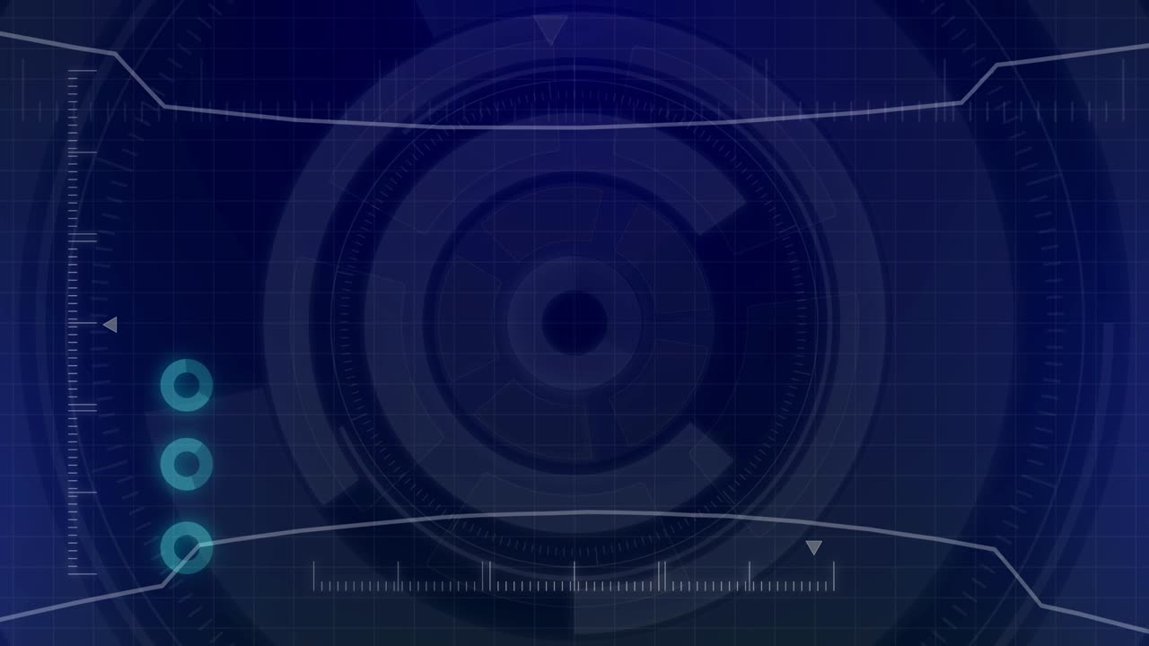 Futuristic digital HUD Technology user interface, Radar screen with various technology elements business communication concept