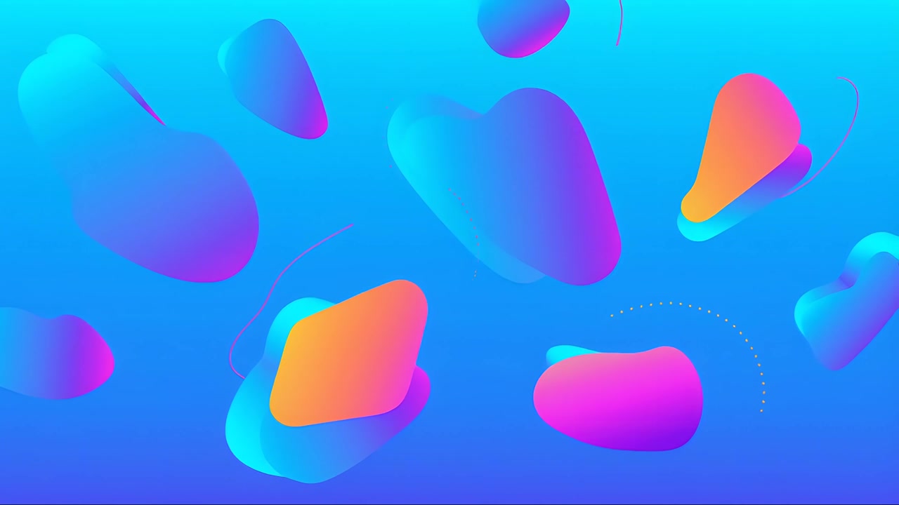 Sfondo Animato Astratto e Colorato 4K