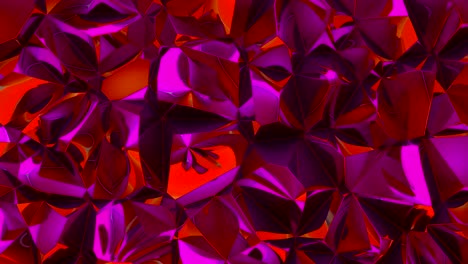 3d de cerca, fondo abstracto en bucle formado por cristales preciosos, iridescente en la luz. perfectamente adecuado para su proyecto como fondo de moda.