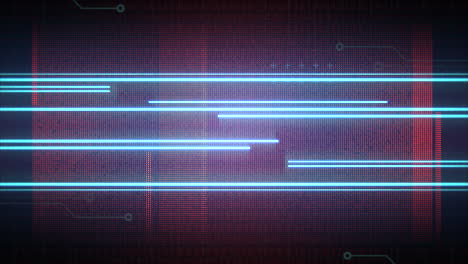 cyberpunk animation background with neon lines and matrix grid