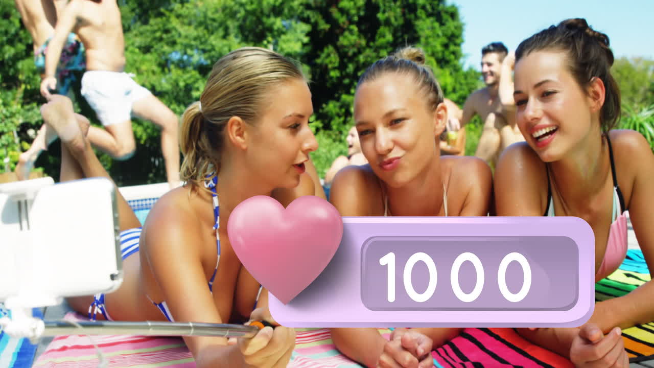 4k 셀카를 찍는 친구들