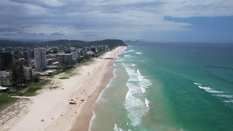 palm beach - gold coast - queensland qld - australia - drone shot