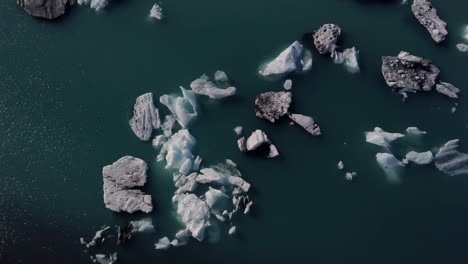 glacial lake Iceland dronefootage