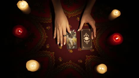 Tarot Card Reading with Candles