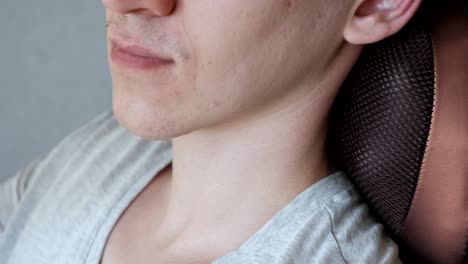 terapia de infrarrojos para el masaje del cuello