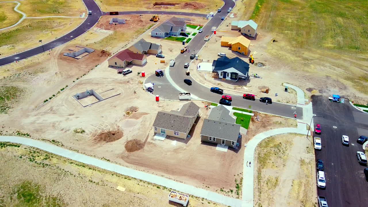 Tilt up to New Homes and construction in new Subdivision