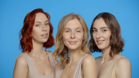 three women portrait