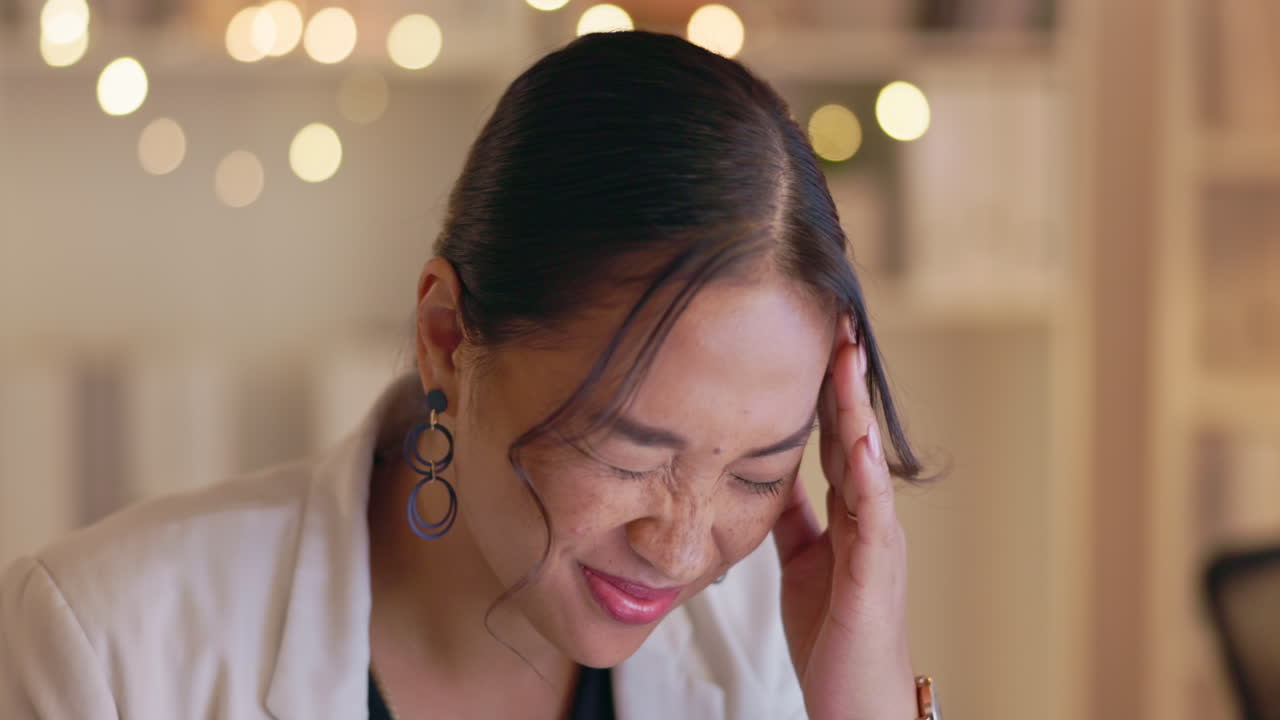 사업가, 두통, 스트레스